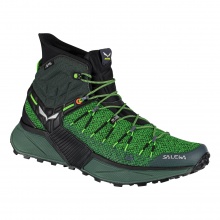 Salewa Trail Running Shoes Dropline Mid Mesh (Speed Hiking) Green Men